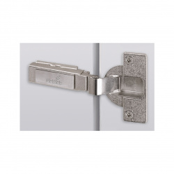 Петля накладная Hettich Intermat для профильных дверей быстрого монтажа никель (9935-Т22/40-К-5) 739