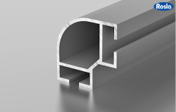 Алюминиевый профиль Росла С 1-041 серый 3 м 