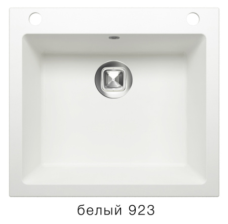 Мойка TOLERO - Белый 555х500х200мм прямоугольный 1 чаша Polygran R-111