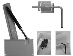 Подъемный механизм для кровати 230 кг (2300N) "кровать-шкаф" (газовый лифт) 