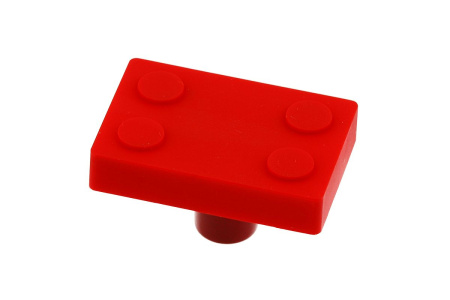 UM-BLOCK-CZ Ручка кнопка Красный Резина GTV