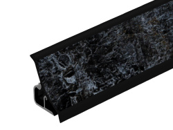 Плинтус Кастилло темный 4046М, 253Г AP120 - 3 000мм пластик Termoplast