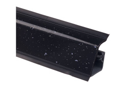 Плинтус Звездная пыль черная 415Г, 421Г WAP118 - 4 200мм пластик Rehau