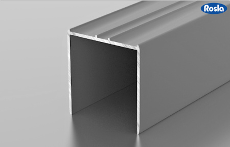 Алюминиевый профиль Росла КД 1-06 серебро анодир. 3 м (верхняя направляющая) 