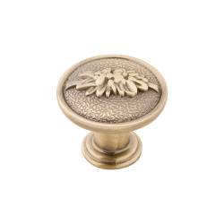 RK-001 AB Ручка кнопка Античная бронза Металл KERRON