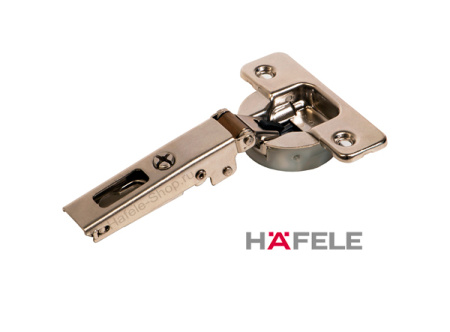 Петля накладная Hafele Duomatic Premium с доводчиком никель 329.28.710+329.73.503 (48/6) 