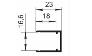 Основной профиль (установочный) АД31Т1 без покрытия 6,1 м