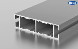 Алюминиевый профиль С 1-12 серый 3 м 